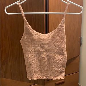 Women’s pink crop top